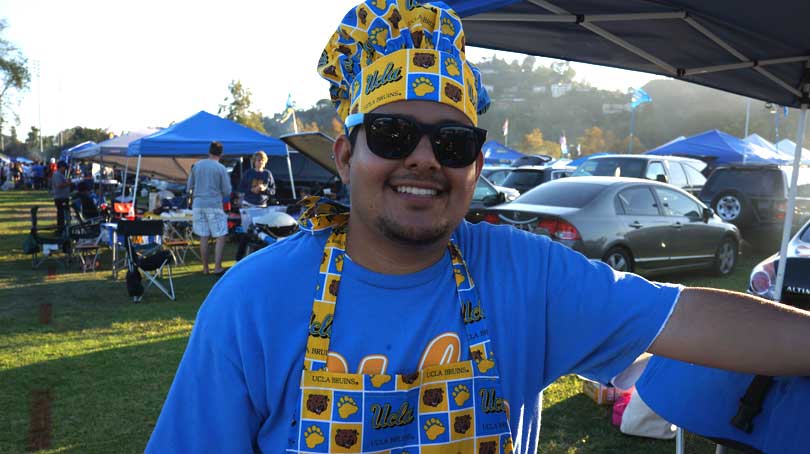 A UCLA tailgate chef