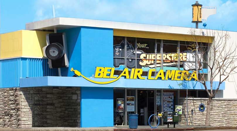 iconic Bel Air Camera store