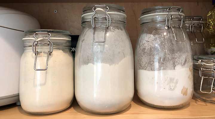 kitchen storage jars for pantry
