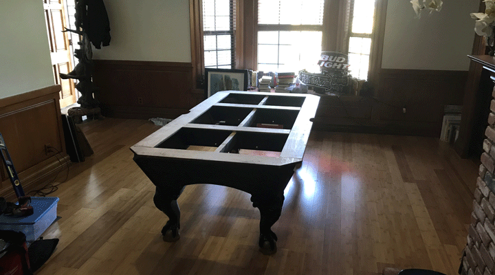 How to Move a Pool Table, No Scratching