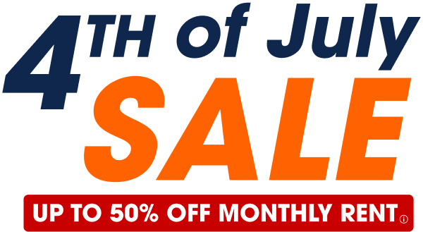 4th of july sale , upto 50% off monthly rent