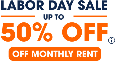 Memorial day sale , upto 50% off monthly rent